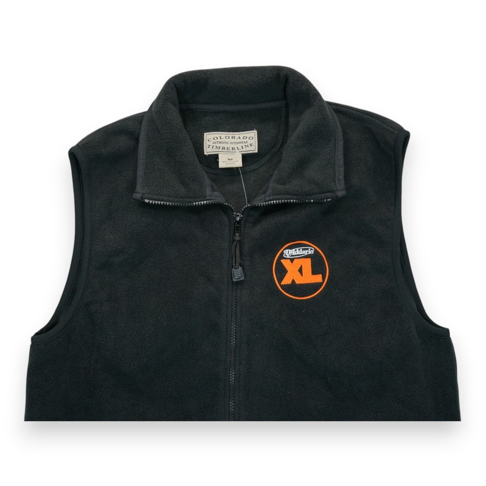 NWT Colorado Timberline Men's Black Fleece Vest Sleeveless Full Zip Size‎ MD - Picture 3 of 6